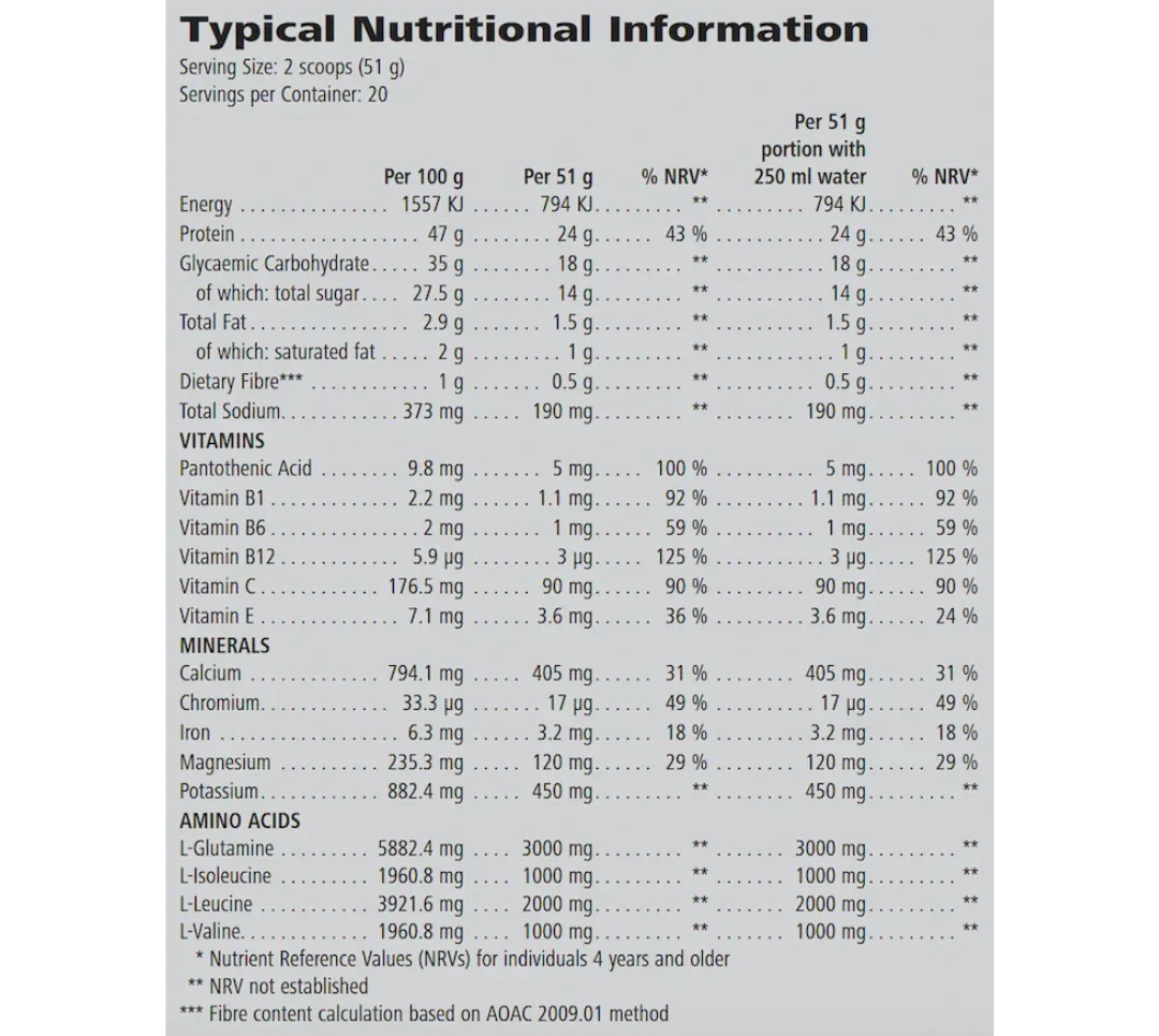 H24 Rebuild Strength Pouche
